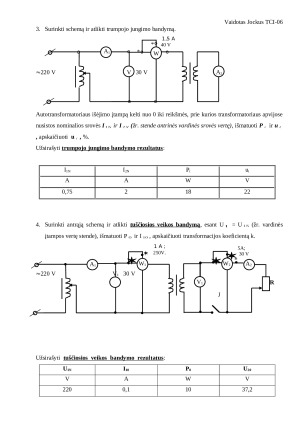 Vienfazis transformatorius. Paveikslėlis 2