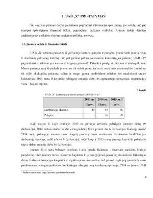 UAB „X“ APSKAITOS MODELIS. Paveikslėlis 4
