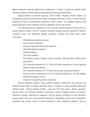 UAB „X“ APSKAITOS MODELIS. Paveikslėlis 7