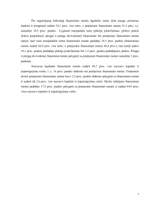 UAB „XXX“ VERTIKALIOJI, HORIZONTALIOJI IR SANTYKINĖ ANALIZĖ. Paveikslėlis 7