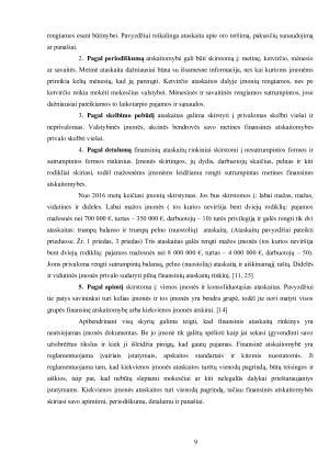 UŽDAROSIOS AKCINĖS BENDROVĖS „MEDŽIO SALA“ FINANSINIŲ ATASKAITŲ RINKINIO PARENGIMAS IR RODIKLIŲ ANALIZĖ. Paveikslėlis 9