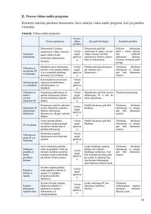 Valstybinės institucijos „X“ mokėtinų sumų registravimo procesas. Paveikslėlis 10