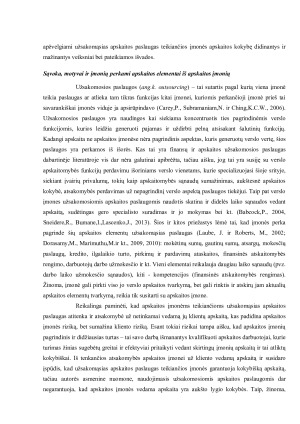 Veiksniai turintys įtakos užsakomąsias apskaitos paslaugas teikiančių įmonių vedamos apskaitos  kokybei. Paveikslėlis 3