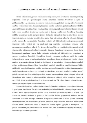 АKCINĖS PREKYBOS BENDROVĖS „АPRАNGА“ ĮMONĖS FINАNSINIŲ RODIKLIŲАNАLIZĖ. Paveikslėlis 4