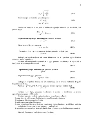 Vienmatės netiesinės regresijos modeliai. Paveikslėlis 2