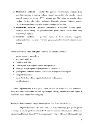 Išsivysčiusių šalių klasifikacijos ypatumų ir teritorinio pasiskirstymo analizė. Paveikslėlis 8