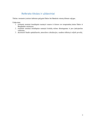 Dakos ir Bankoko klimato sąlygų lyginamoji analizė. Paveikslėlis 3