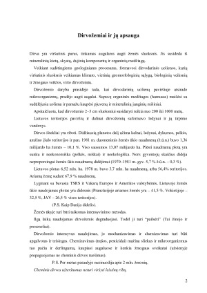  Dirvožemiai ir jų apsauga . Paveikslėlis 2