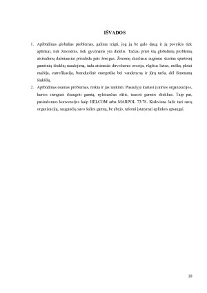 GLOBALINIAI POVEIKIAI APLINKAI. Paveikslėlis 10