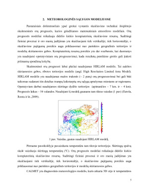 METEOROLOGINIŲ SĄLYGŲ MODELIAVIMAS. Paveikslėlis 5