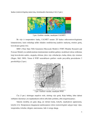 METEOROLOGINIŲ SĄLYGŲ MODELIAVIMAS. Paveikslėlis 6