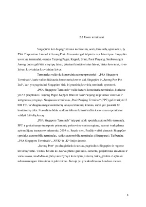 SINGAPŪRO UOSTAS. Paveikslėlis 7