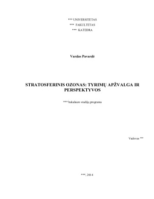STRATOSFERINIS OZONAS TYRIMŲ APŽVALGA IR PERSPEKTYVOS. Paveikslėlis 1