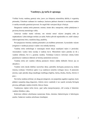VANDENYS, JŲ TARŠA IR APSAUGA. Paveikslėlis 2