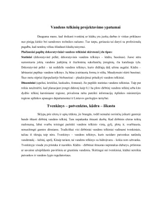 Vandens telkiniai. Paveikslėlis 10