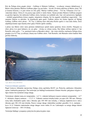 Žaliųjų ežerų kraštovaizdžio draustinio (Verkių regioniniame parke) kompleksinė geografinė apžvalga. Paveikslėlis 10