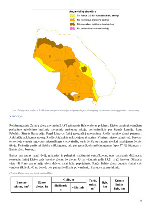 Žaliųjų ežerų kraštovaizdžio draustinio (Verkių regioniniame parke) kompleksinė geografinė apžvalga. Paveikslėlis 8