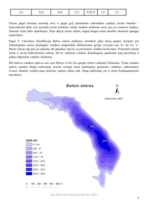Žaliųjų ežerų kraštovaizdžio draustinio (Verkių regioniniame parke) kompleksinė geografinė apžvalga. Paveikslėlis 9