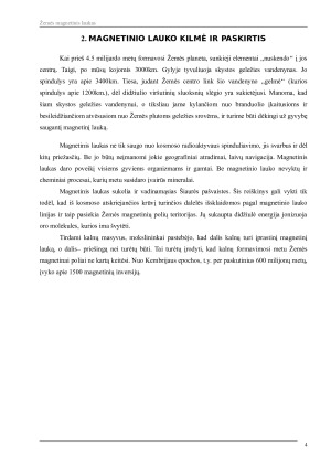 Žemės magnetinio lauko analizė. Paveikslėlis 4