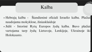 ŽYDAI. PREZENTACIJA. Paveikslėlis 4