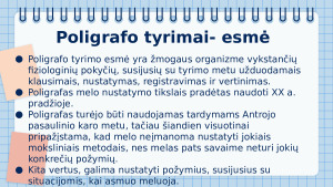 POLIGRAFO NAUDOJIMAS KRIMINALISTINĖJE PRAKTIKOJE. Paveikslėlis 5