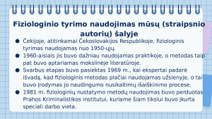POLIGRAFO NAUDOJIMAS KRIMINALISTINĖJE PRAKTIKOJE. Paveikslėlis 9
