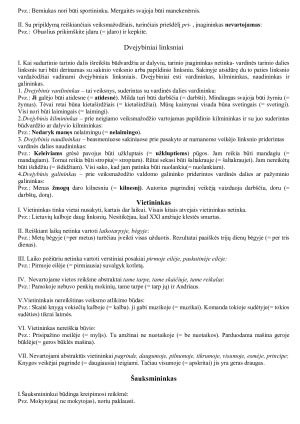 Linksnių vartojimas. TAISYKLĖS. Paveikslėlis 2