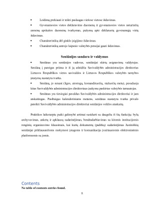 PROFESINĖ PRAKTIKA VILNIAUS MIESTO SAVIVALDYBĖJE. Paveikslėlis 8