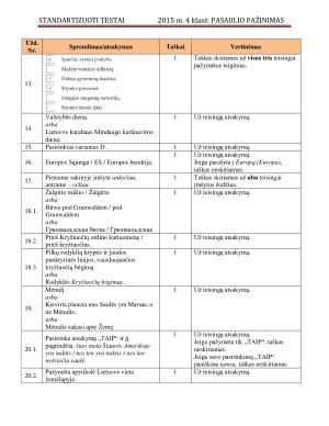 STANDARTIZUOTI TESTAI. 4 klasė. PASAULIO PAŽINIMAS . Paveikslėlis 2
