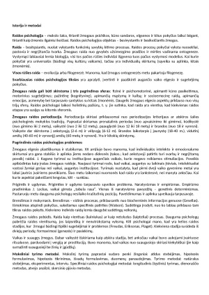 Raidos kolokviumas. Konspektas