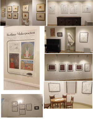 Aldonos Gustas retrospektyvinė piešinių ir grafikos darbų paroda. Paveikslėlis 4