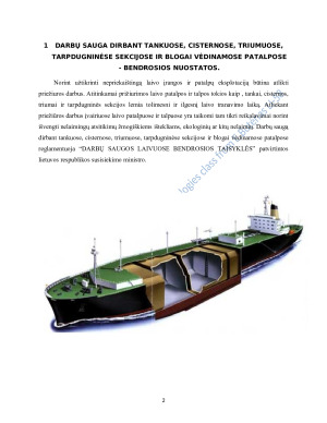 DARBŲ SAUGA DIRBANT TANKUOSE, CISTERNOSE, TRIUMUOSE, TARPDUGNINĖSE SEKCIJOSE IR BLOGAI VĖDINAMOSE PATALPOSE. Paveikslėlis 3