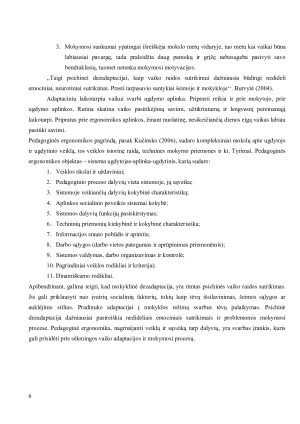 SOCIALINĖ VAIKŲ ADAPTCIJA IR DEZADAPTACIJA. Paveikslėlis 6