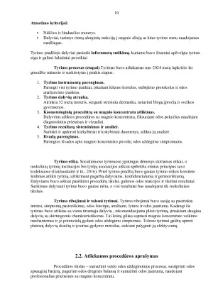  ODOS UŽDEGIMO SIMPTOMO MAŽINIMAS NAUDOJANT MAGNIO KONCENTRATĄ . Paveikslėlis 10