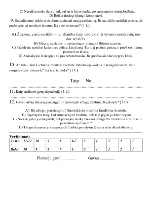 Saugus internetas. Užduotys 7 klasė. Paveikslėlis 2