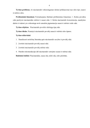 NIACINAMIDO VARTOJIMAS SKIRTINGŲ TIPŲ ODAI: SAUSAI IR MIŠRIAI ODAI. Paveikslėlis 4