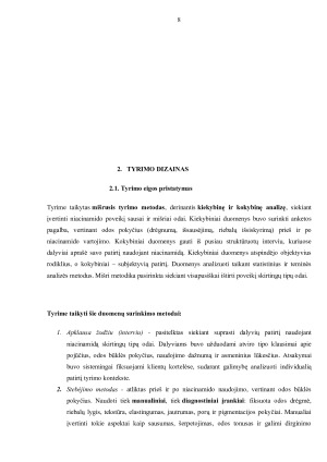 NIACINAMIDO VARTOJIMAS SKIRTINGŲ TIPŲ ODAI: SAUSAI IR MIŠRIAI ODAI. Paveikslėlis 8