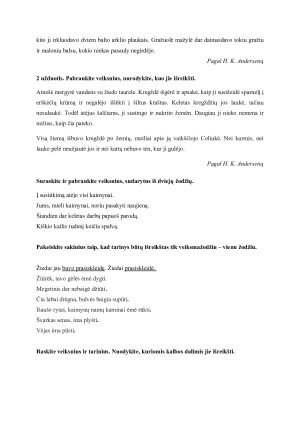 Sakinio dalys. Teorija ir užduotys. Paveikslėlis 4