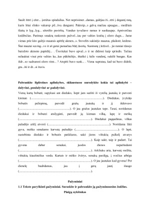 IŠPLĖSTINĖS APLINKYBĖS. Užduotys. Paveikslėlis 9