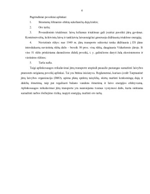 Jūrų transporto veiklos organizavimas. Aplinkosaugos reikalavimai. Maršruto sudarymas. Sąnaudų skaičiavimas. Paveikslėlis 6