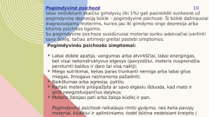 POGIMDYMINĖ DEPRESIJA. Paveikslėlis 10