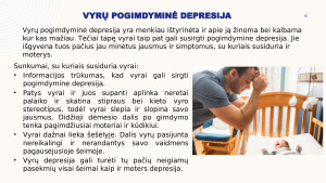 POGIMDYMINĖ DEPRESIJA. Paveikslėlis 6