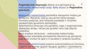 POGIMDYMINĖ DEPRESIJA. Paveikslėlis 9