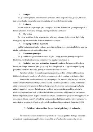 Šešėlinė ekonomika, jos formavimosi priežastys. Paveikslėlis 7