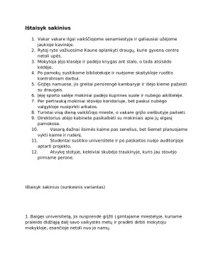 Vietininko vartojimo užduotys. Paveikslėlis 3