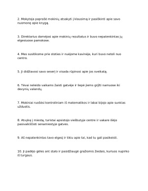 Vietininko vartojimo užduotys. Paveikslėlis 6