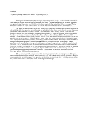 Ar yra ryšys tarp asmeninės laimės ir įsipareigojimų?