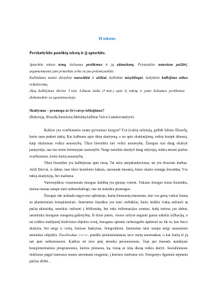 Kalbėjimo užduotys (2 variantai). Paveikslėlis 3