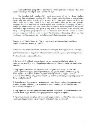 Kalbėjimo užduotis. Vitalija Maksvytė. Turbūt kiekvienas iš prigimties turime kūrybiškumo ugnelę. Paveikslėlis 2