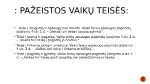 VAIKO TEISIŲ PAŽEIDIMAS ŠEIMOJE. Atvejo analizė. Paveikslėlis 5